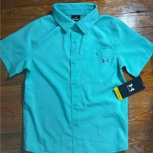 Under Armour Aqua Button-Up Shirt